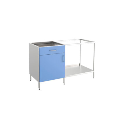 Stół roboczy z szafką jednodrzwiową i szufladą / SK 12021